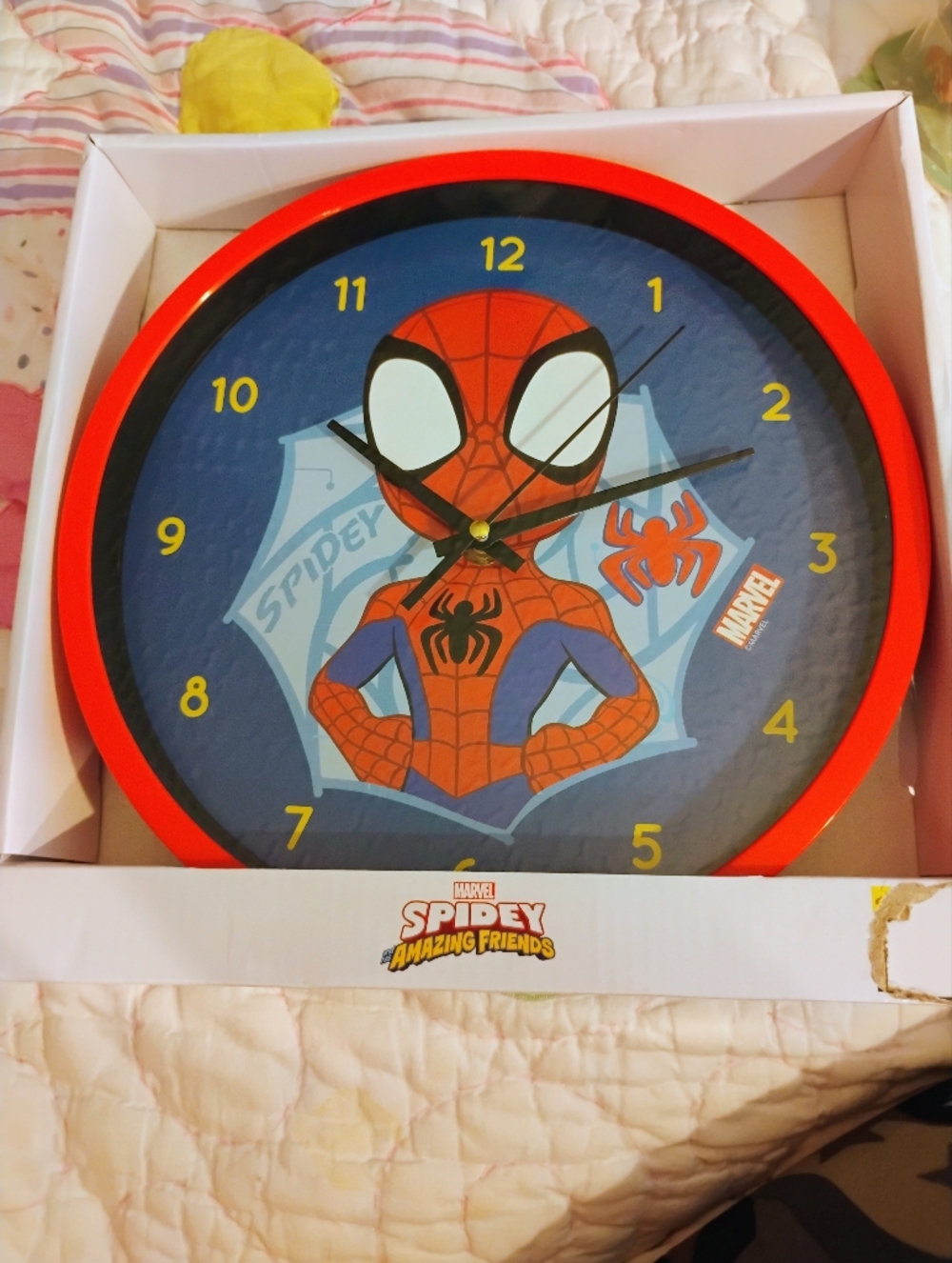 New Marvel Spidey & His Amazing Friends Wall Clock